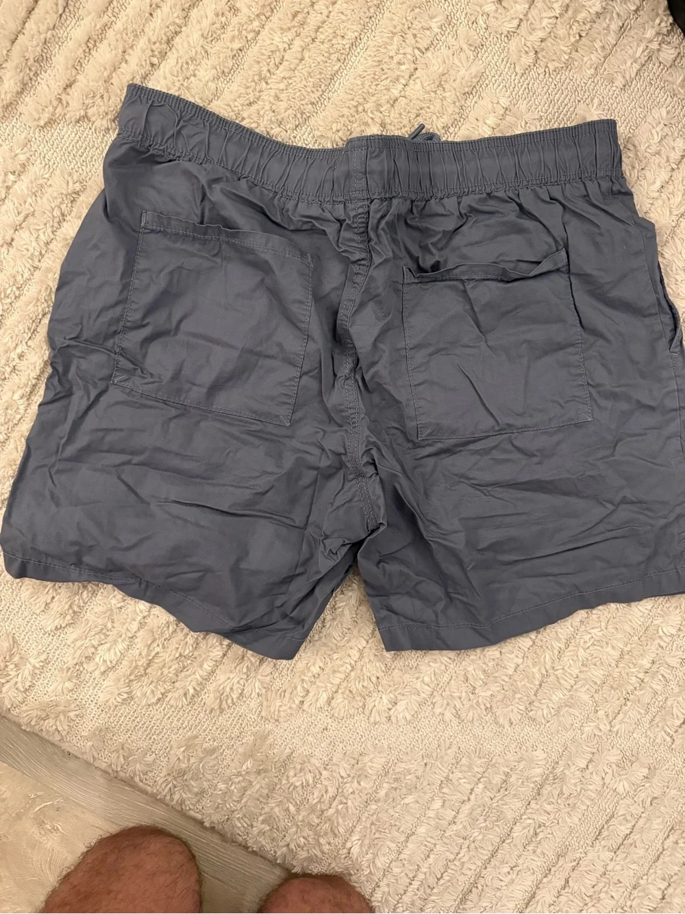 BP. Nordstrom Men’s Cotton Drawstring Shorts – Size L – Slate Blue